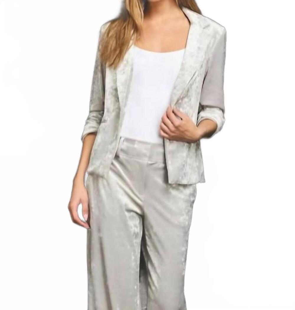 NEW DREW serena blazer in champagne